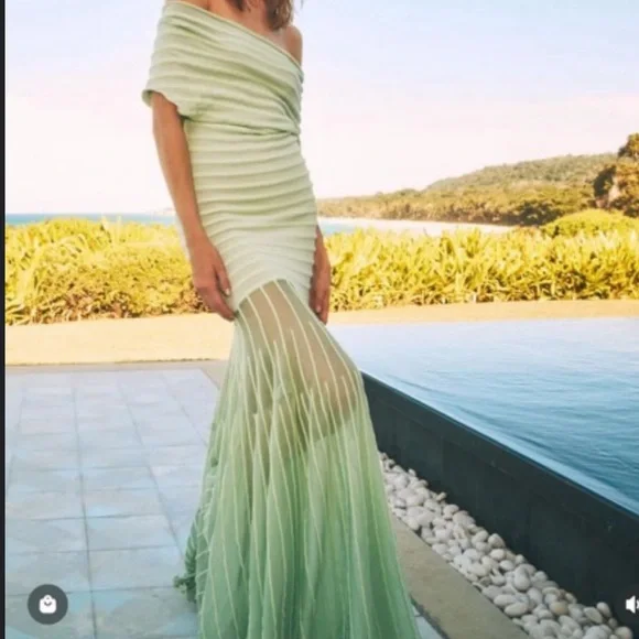 NWT Alexis Marce Dress in Mint - Picture 2 of 16